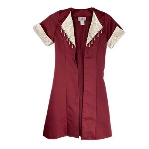 Children Company Vintage Girls Decorative Dress Jacket